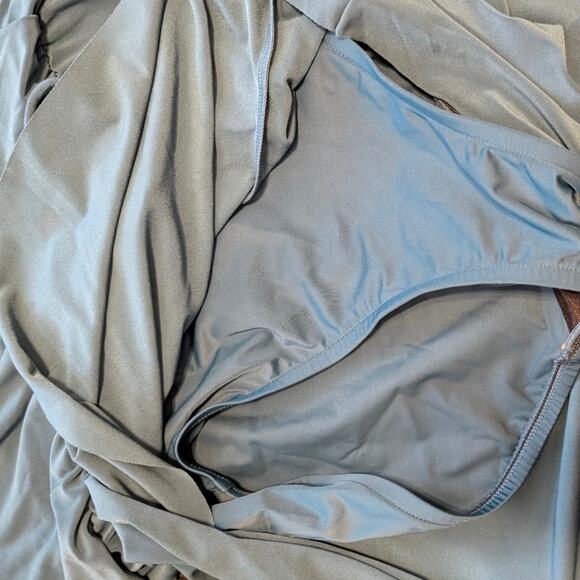 Magicsuit Women's Bianca One Piece Romper Swimsuit Spaghetti Strap Blue Size 10 - Picture 10 of 10